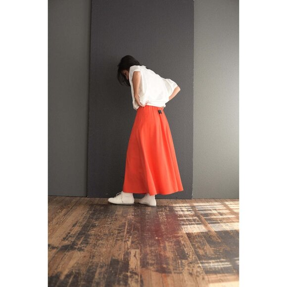 NWT COG THE BIG SMOKE Halo Semi Flare Maxi Skirt A-line One Size in Scarlet - Picture 3 of 6